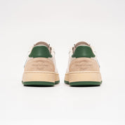 Legacy green leather with suede